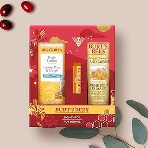 Burt’s Bees Honey Pot Gift 3 Piece Gift Set
